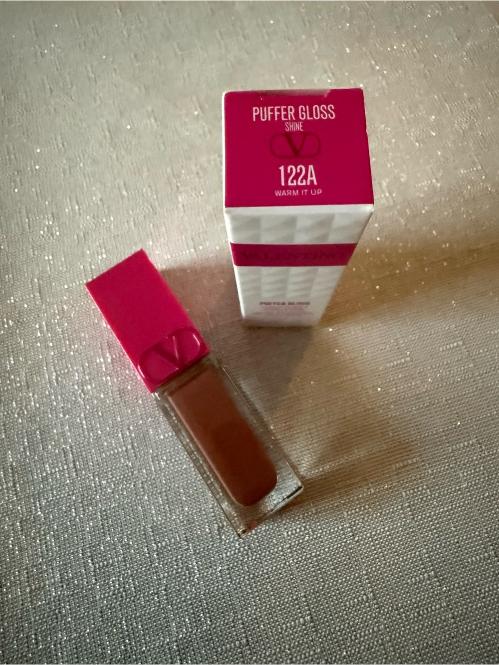 Valentino Puffer Gloss 122A Warm It Up Lip Plumper 6.5ml New in Box